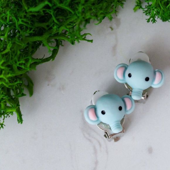 Clip on poly clay studs bundle 2 - Picture 8 of 12